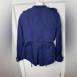 KAYRA Women's Blue Jacket with adjustable waistline